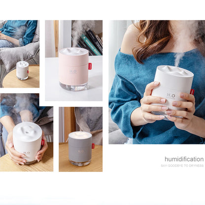 Ultrasonic Air Humidifier 500ML Snow Mountain USB Aroma Essential