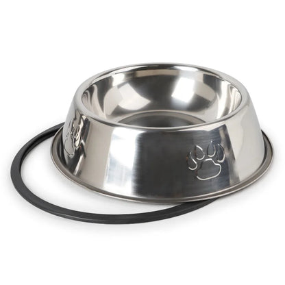 Quality Paw Stainless Steel Pet Dog Bowl Feeder Skidproof Anti-ant Shape Cat