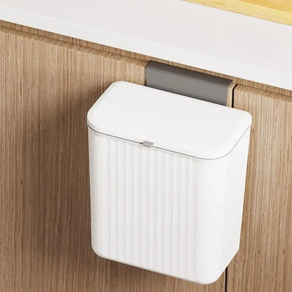 Wall Mounted Trash Can Kitchen Cabinet Storage Smart Bucket