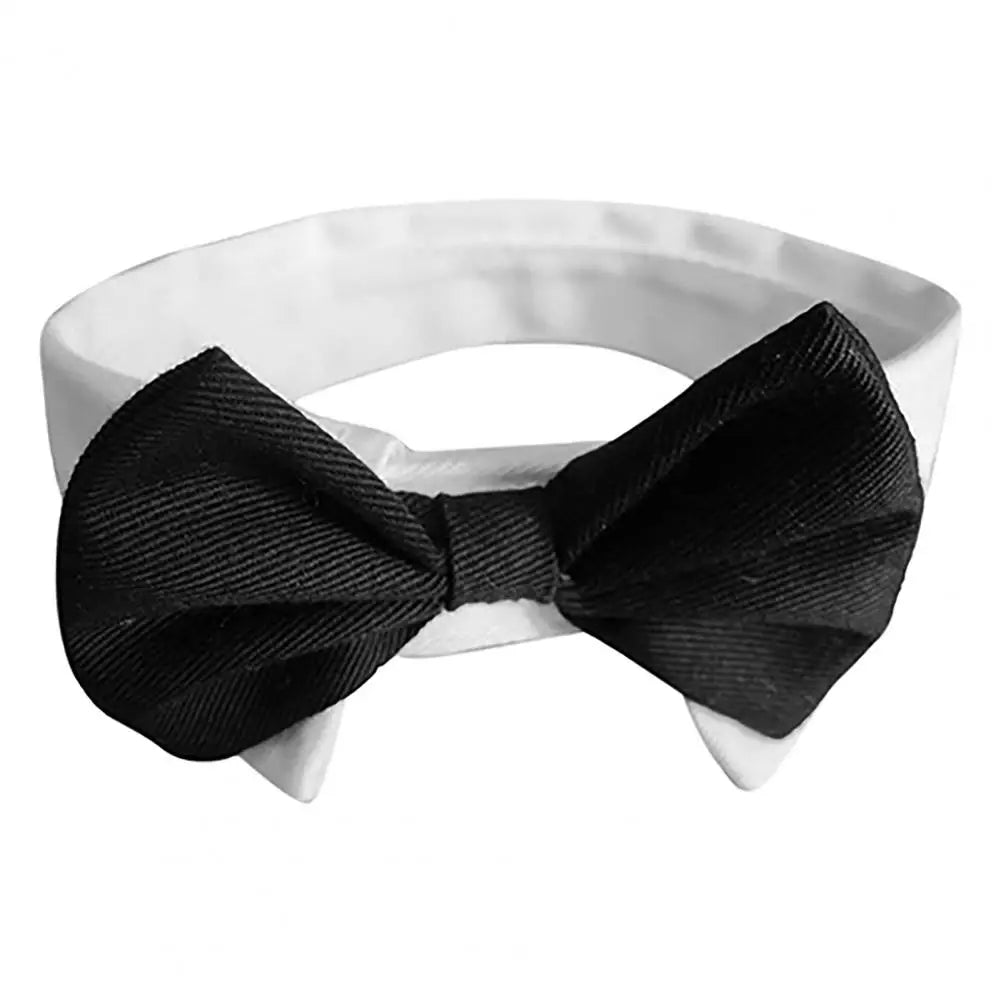 Dog Bow Tie Suit Tuxedo Costume Formal Shirt With Strap Cloth