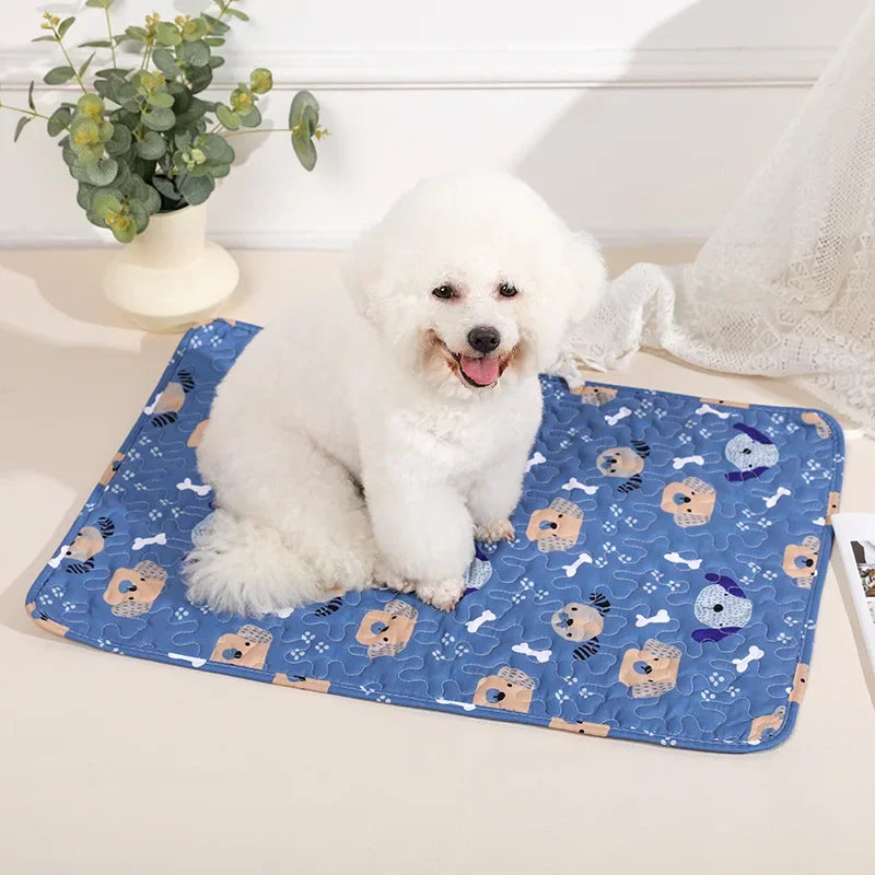 Washable Pet Pee Pad Pet Diaper Mat Reusable Mats for Dogs Dog Bed Urine