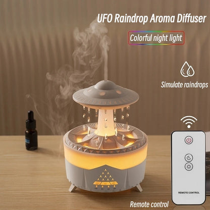 UFO Raindrop Remote Control Aroma Diffuser Electric Ultrasonic