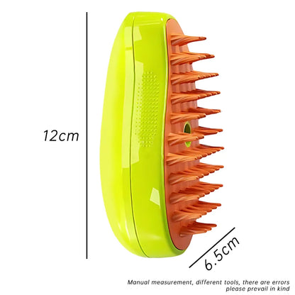 Dog Steam Brush Electric Spray Cat Hair Brush For Massage Pet Grooming