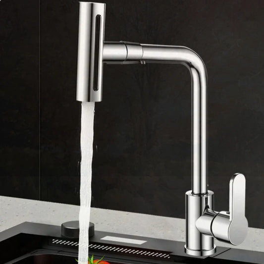 2023 NEW 4 Modes Waterfall Kitchen Faucet Stream Sprayer  Hot Cold Single