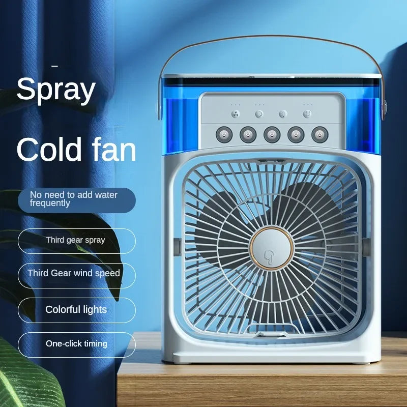 3 Speed Fan Portable Humidifier  Fan AIr Conditioner Household Small