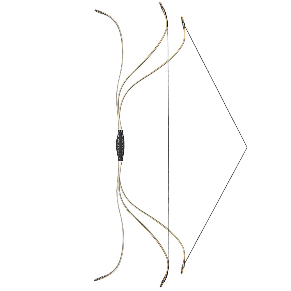 46" Archery Traditional Longbow Recurve Bow 25-50lbs Outdoor Shooting