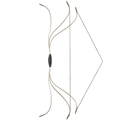 46" Archery Traditional Longbow Recurve Bow 25-50lbs Outdoor Shooting