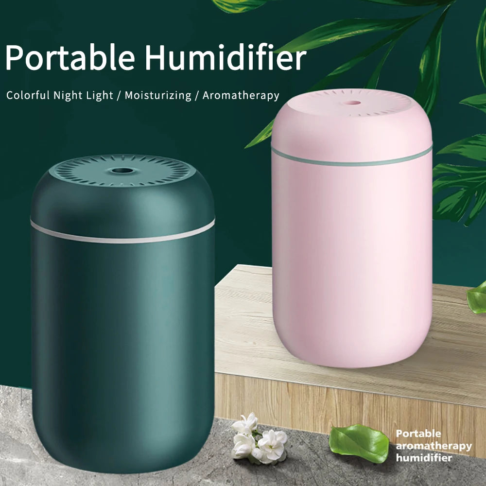 Portable Air Humidifier USB Aroma Essential Oil Diffuser For Home Car