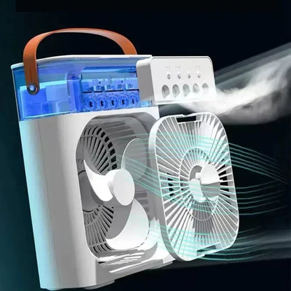 Portable Humidifier Fan 3 in 1 Air Conditioners USB Electric Fan