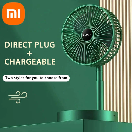 Xiaomi Mini Adjustable Folding Fan Small Cooling Handy Desk Home Office