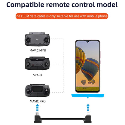 Data Cable OTG Remote Controller to Phone Tablet Connector USB