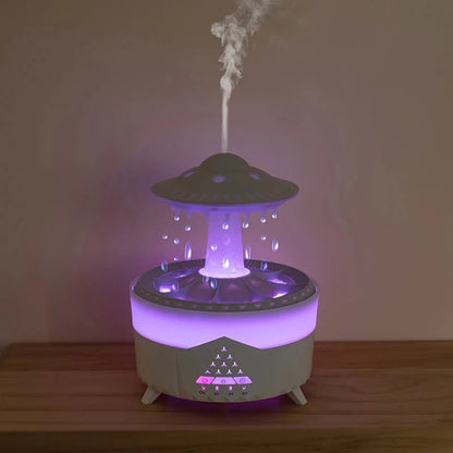 UFO Water Drop Humidifier Rain Cloud Air Humidifier Aromatherapy