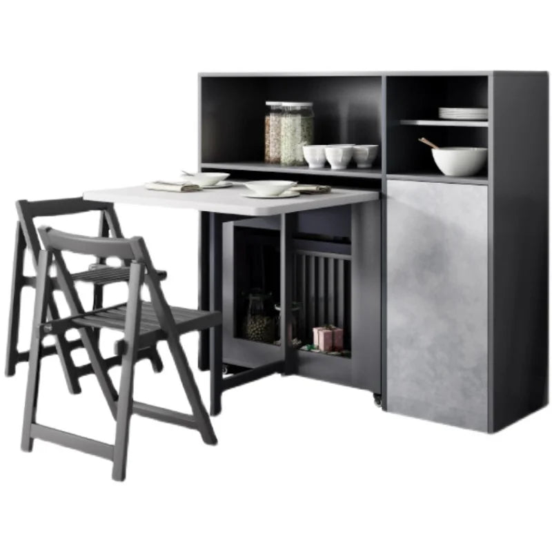 Foldable Wall Set Dinning Tables Nordic Modern Restaurant Kitchen Dinning