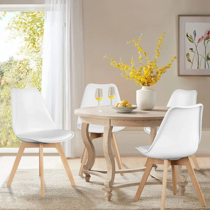 Dining Chairs Set of 4 Mid-Century Modern Dinning Chairs, Living Room