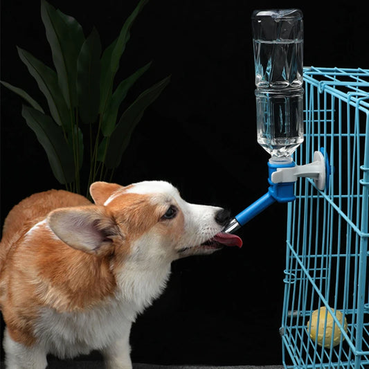 Pet Dog Cat Water Dispenser Nozzle Hanging Bottle Water Beverage