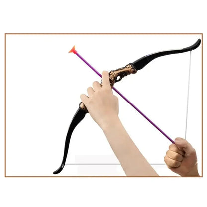 35Cm Fun Outdoor Plastic Archery Children's Bow and Arrow Toys, Used To Shoot Toy Boy's Gifts