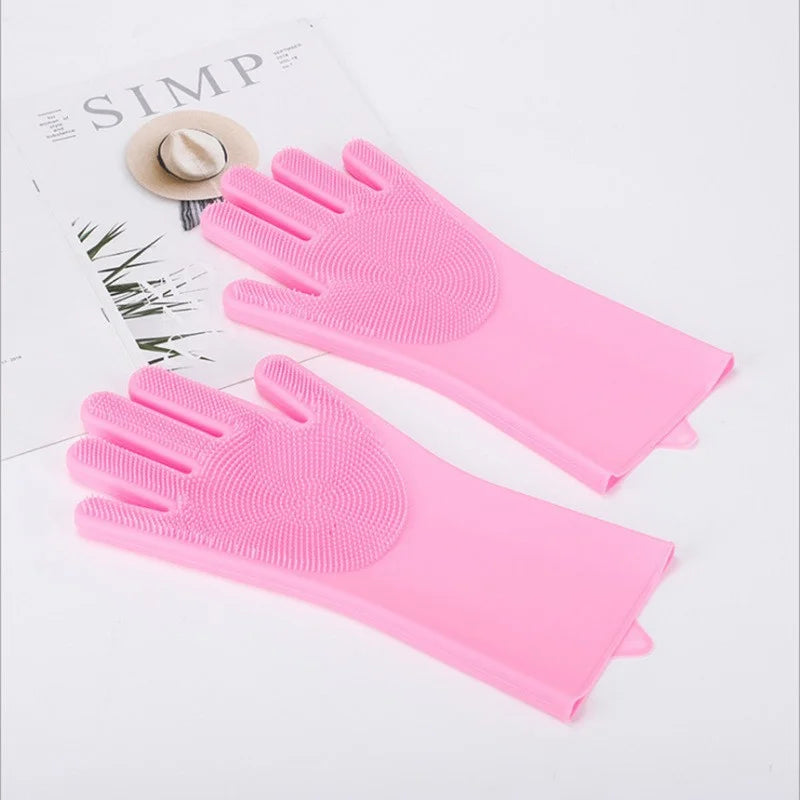 General Silicone Pet Bath Massage Gloves, Hair Removal Bath