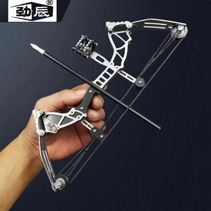 Small Compound Bow Mini bow with 4 Arrow 18 pounds detachable decompression toy archery supplies