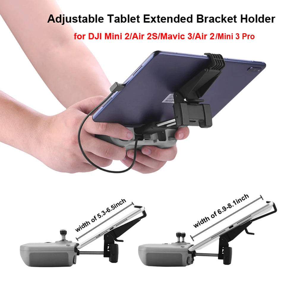 Tablet Holder for DJI Mini 4K/Mini 3 Pro/Mini 2/Air 2S/Mavic 3/Air 3 RC-N1/N2 Drone