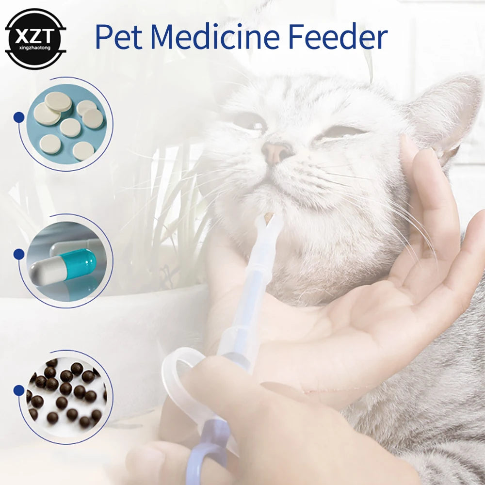 Pet Medicine Syringe Tablet Pill Gun Pills Capsule Push Dispenser Medicine