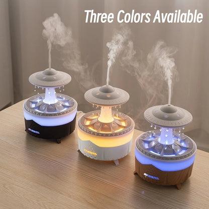 UFO Raindrop Remote Control Aroma Diffuser Electric Ultrasonic