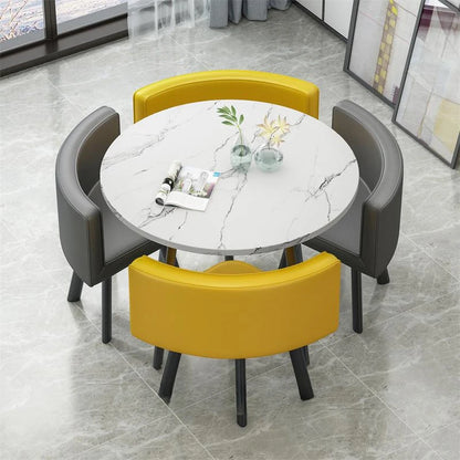 Modern Conference Office Dinning Tables Set Kitchen Chairs Luxury