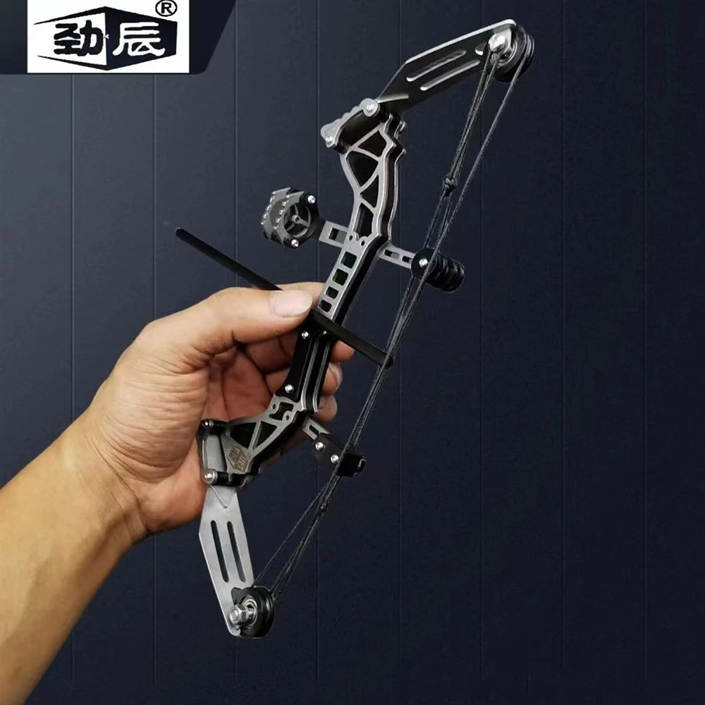 Small Compound Bow Mini bow with 4 Arrow 18 pounds detachable decompression toy archery supplies