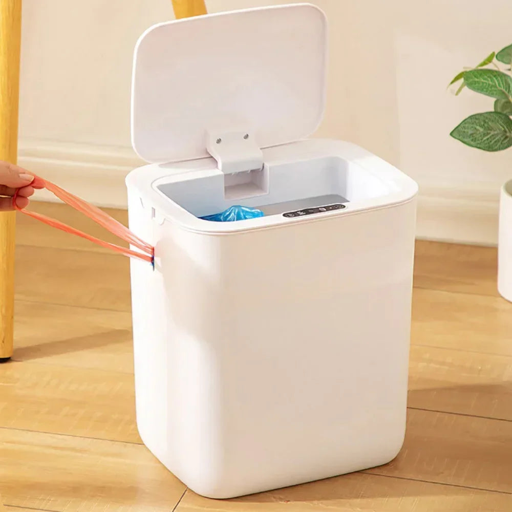 18L Smart Sensor Trash Can Bathroom Kitchen Toilet Automatic Trash