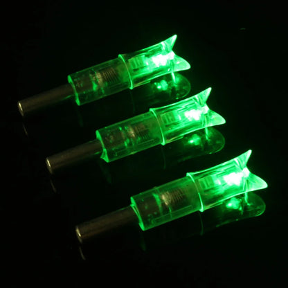 3pcs Crossbow Arrow Archery Lighted Nock LED Light Shiny For Night