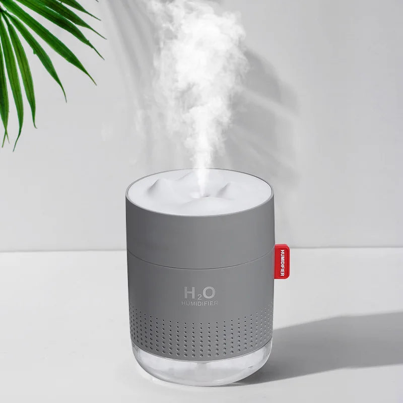 Ultrasonic Air Humidifier 500ML Snow Mountain USB Aroma Essential