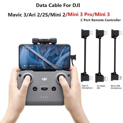 Data Cable For DJI RC-N1 Mavic 3/Ari 2/2S/Mini 2/MINI 3/3 PRO Drone IOS