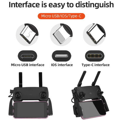 Data Cable OTG Remote Controller to Phone Tablet Connector USB